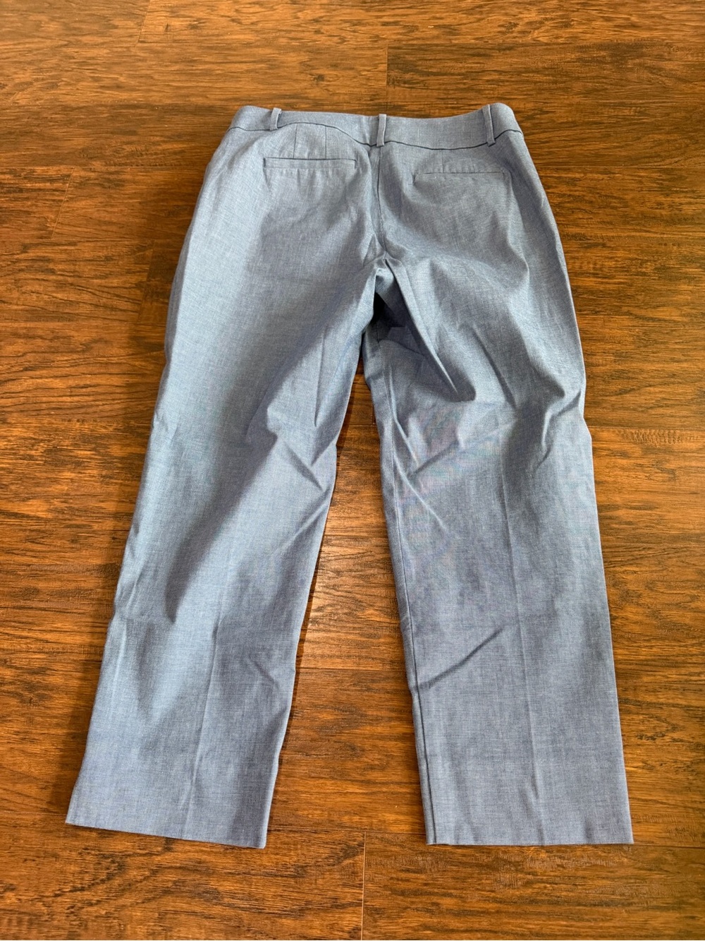 LOFT Women's Blue & White Pants Size 8 Curvy - Picture 3 of 9